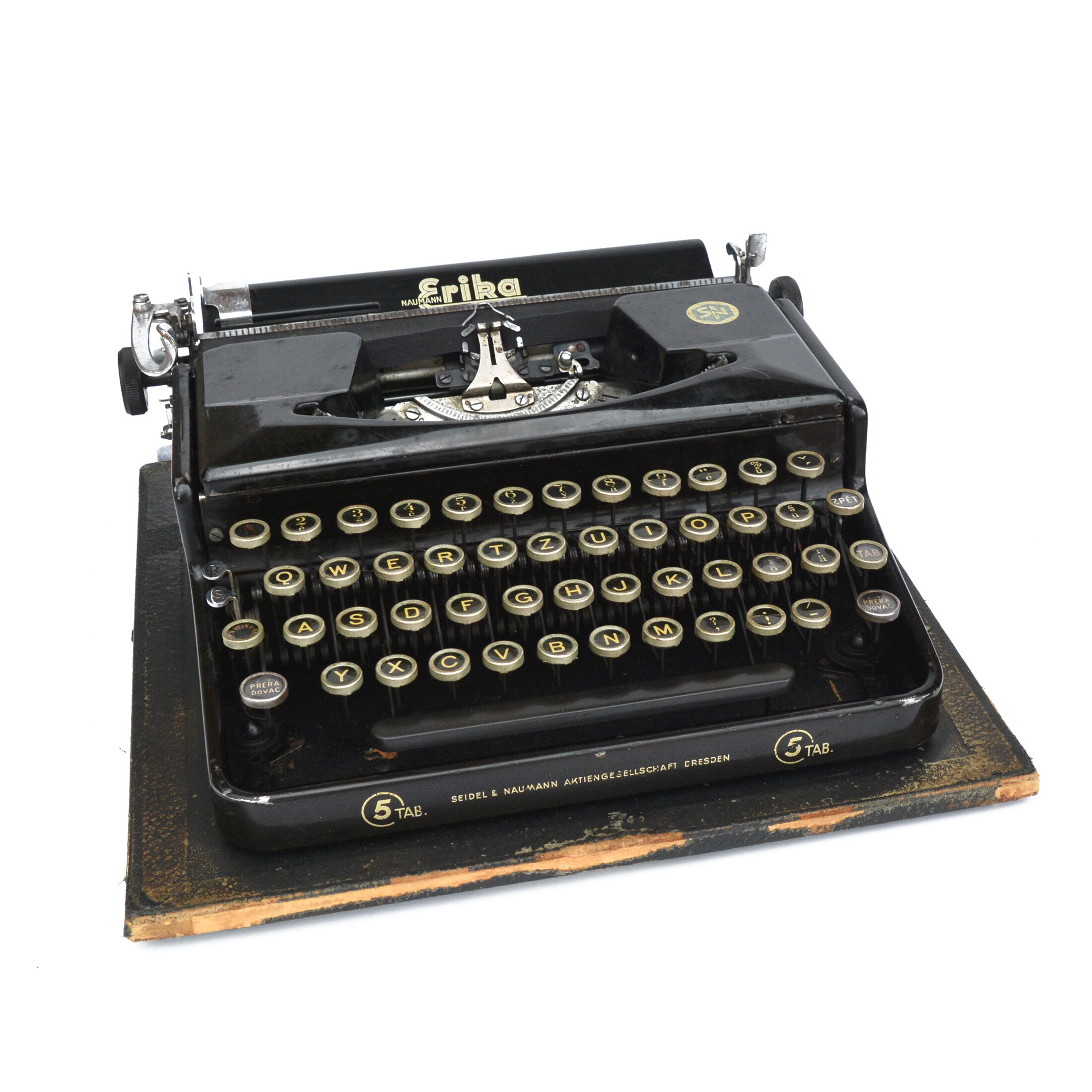 Machine à écrire Seidel - Naumann Dresde Erika Allemagne années 1930