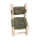 Macramé children's chair
