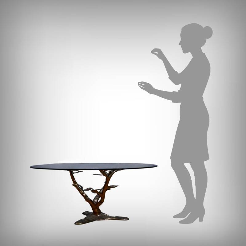 Bonsai coffee table, attributed to W. Daro – 1970
