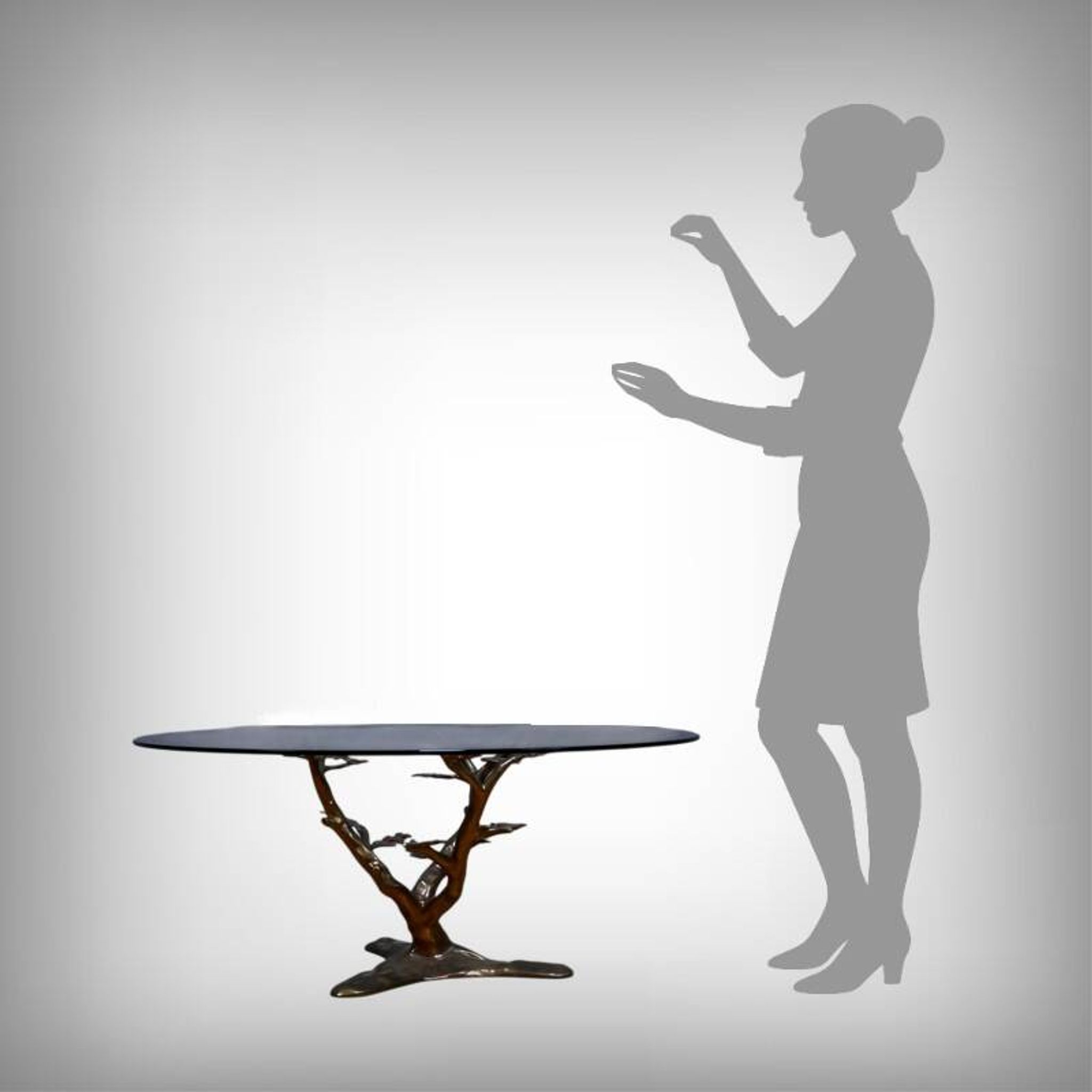 Bonsai coffee table, attributed to W. Daro – 1970