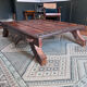 19th century Indian wooden coffee table