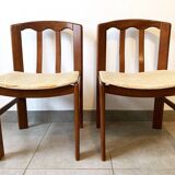 Set of 2 Scandinavian chairs, 1960s