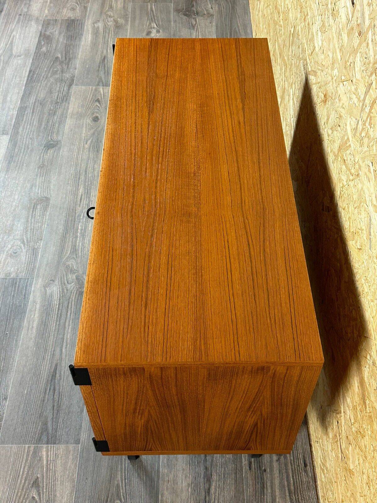60s 70s teak sideboard cabinet Rego Mobile Danish Modern Design