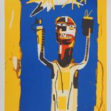 Jean-Michel Basquiat: Welcome Sign, signed lithograph