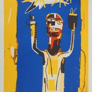 Jean-Michel Basquiat: Welcome Sign, signed lithograph