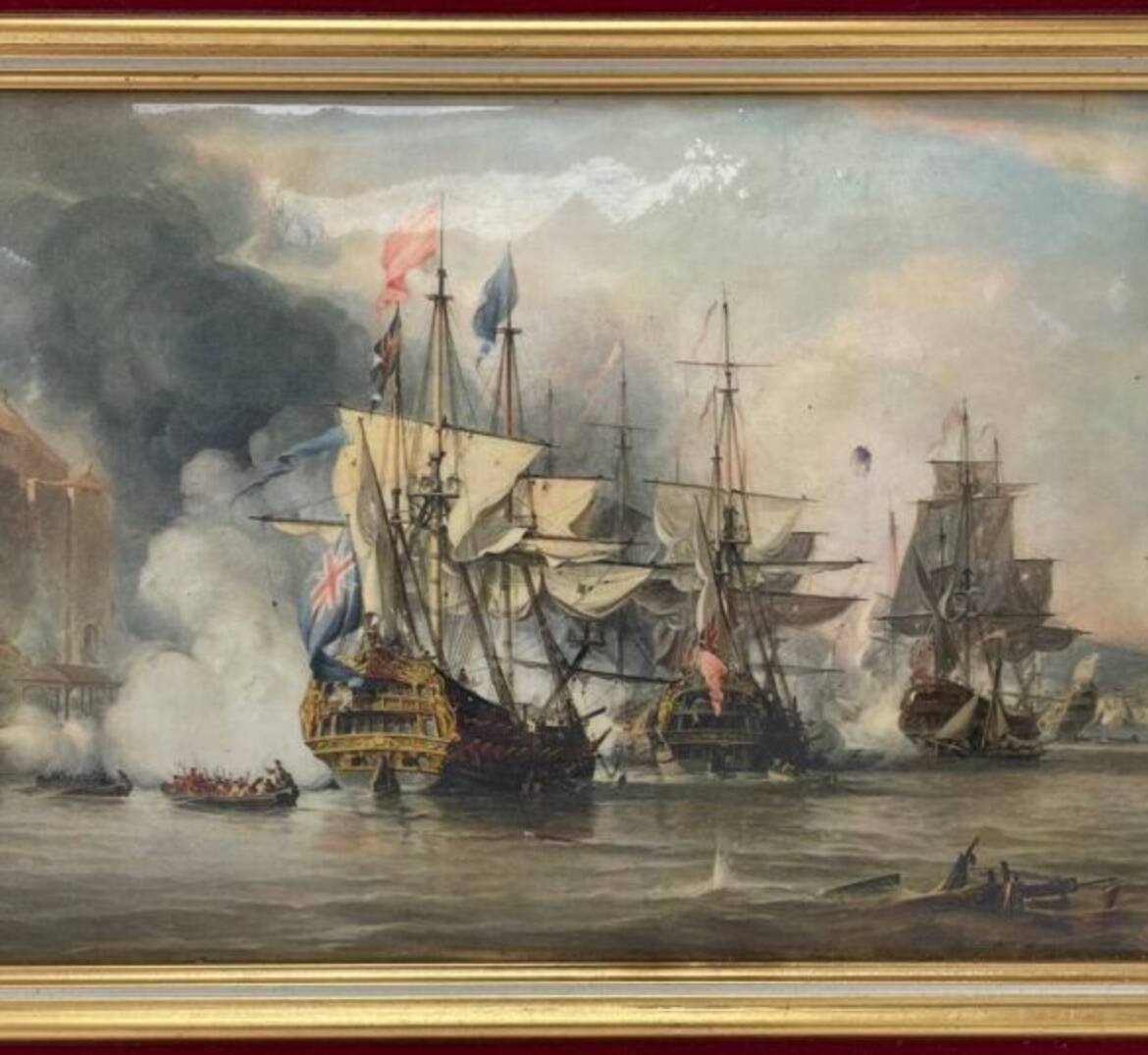 Painting Helca La Capture de Porto Bello Chambres