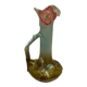 Large Art Nouveau barbotine vase