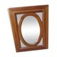 Solid oak mirror