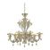 Venetian Cà Rezzonico Floral Gold Murano Style Glass Chandelier