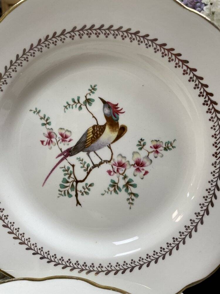 Set of 4 dessert plates Gien model Tokio diameter 18.5 cm