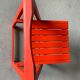 Red folding chair, Italy 1960s