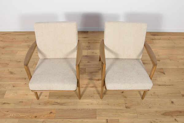 Fauteuils Mid-Century modèle 300-139 de l'usine Swarzędz, années 1960, lot de 2