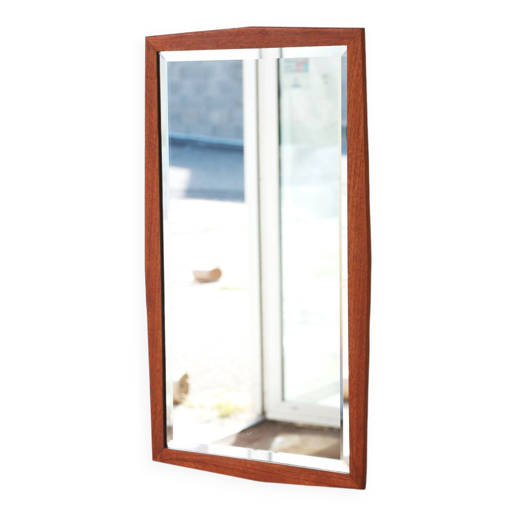 Miroir Rectangulaire Teck - Scandinave 14.09.23.07