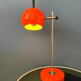 Mid-century orange eyeball space age desk lamp