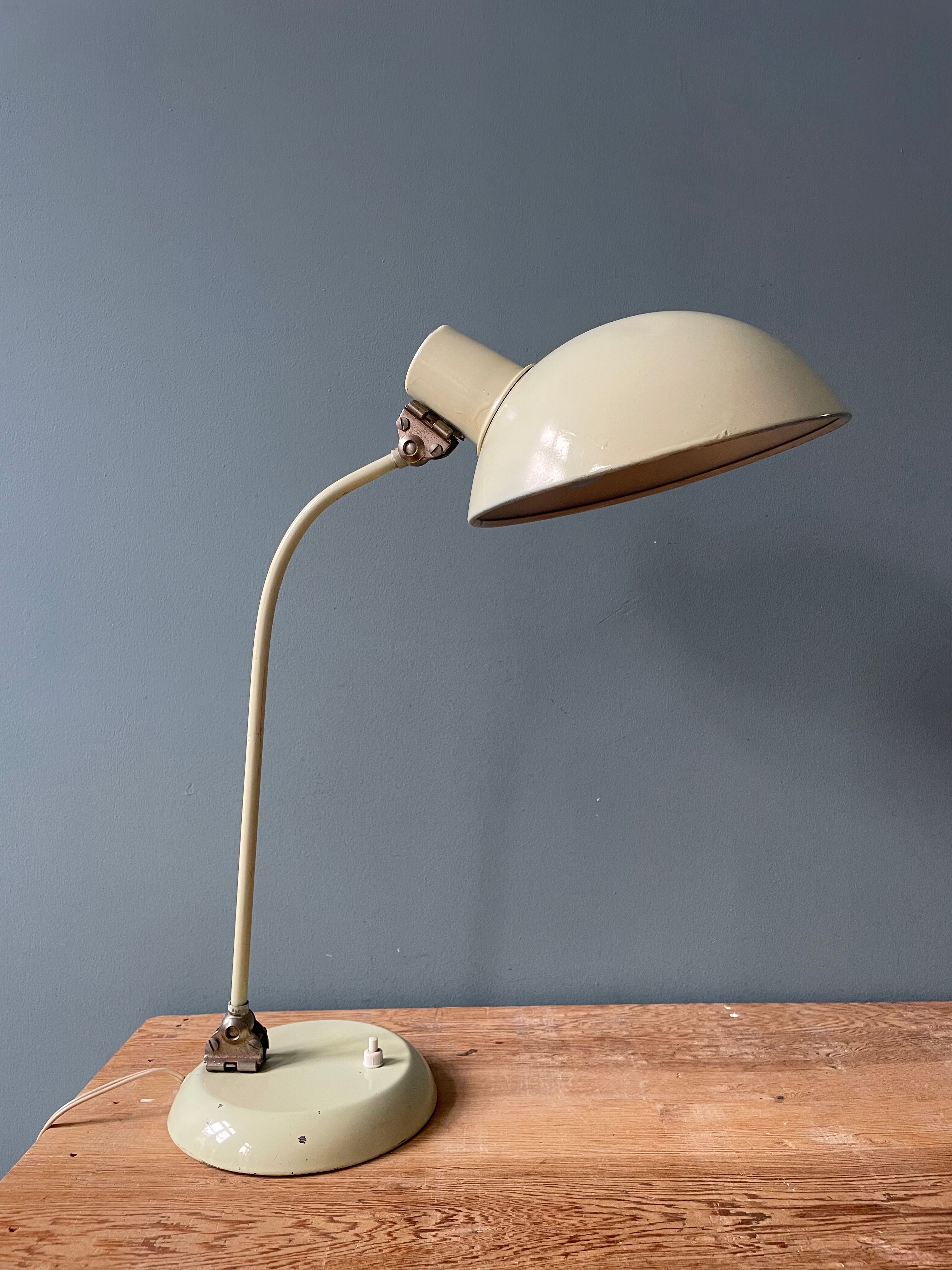 Lampe de bureau à rotules vintage, vers 1950