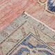 Navy blue vintage rug 317x220cm