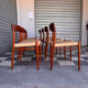 Série de 8 chaises Møller 75