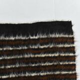 %100 Wool Handwoven Turkish Vintage Kilim Rug, 136x196 Cm