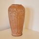 Terracotta vase sunflower decoration 1910, art nouveau