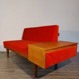 Teak daybed sofa by Ingmar Relling, Scandinavian vintage 1960s