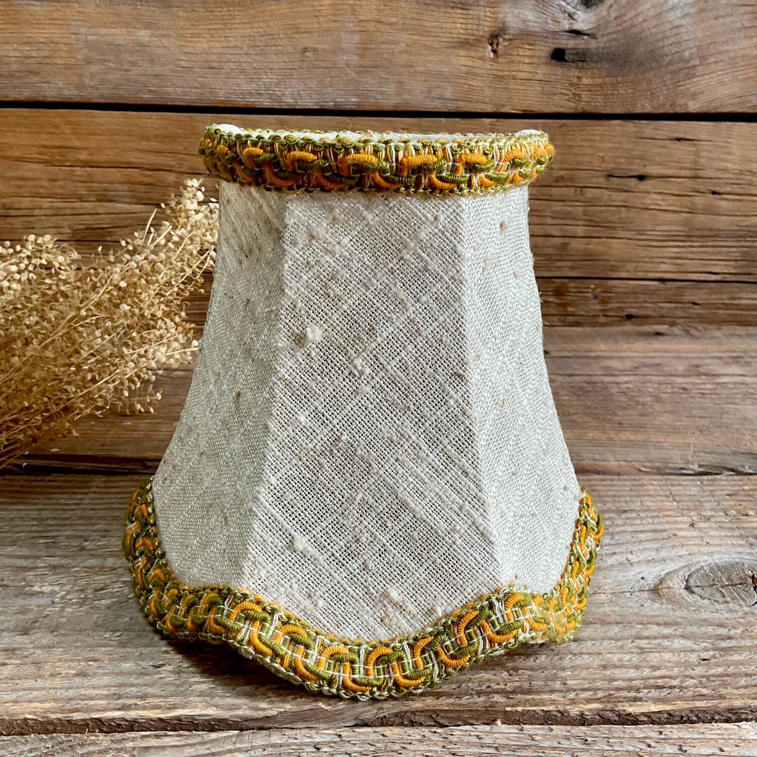 Vintage braid lampshade