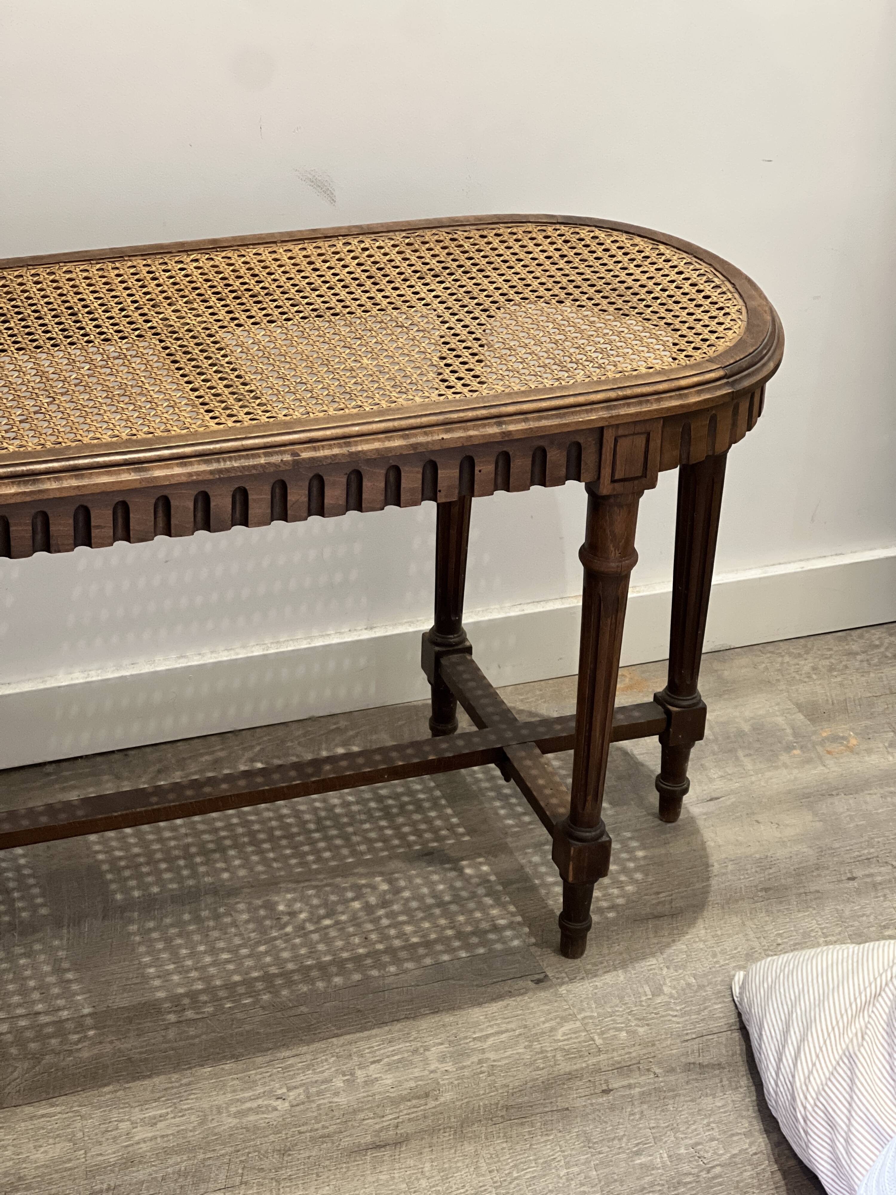 Louis XVI piano stool