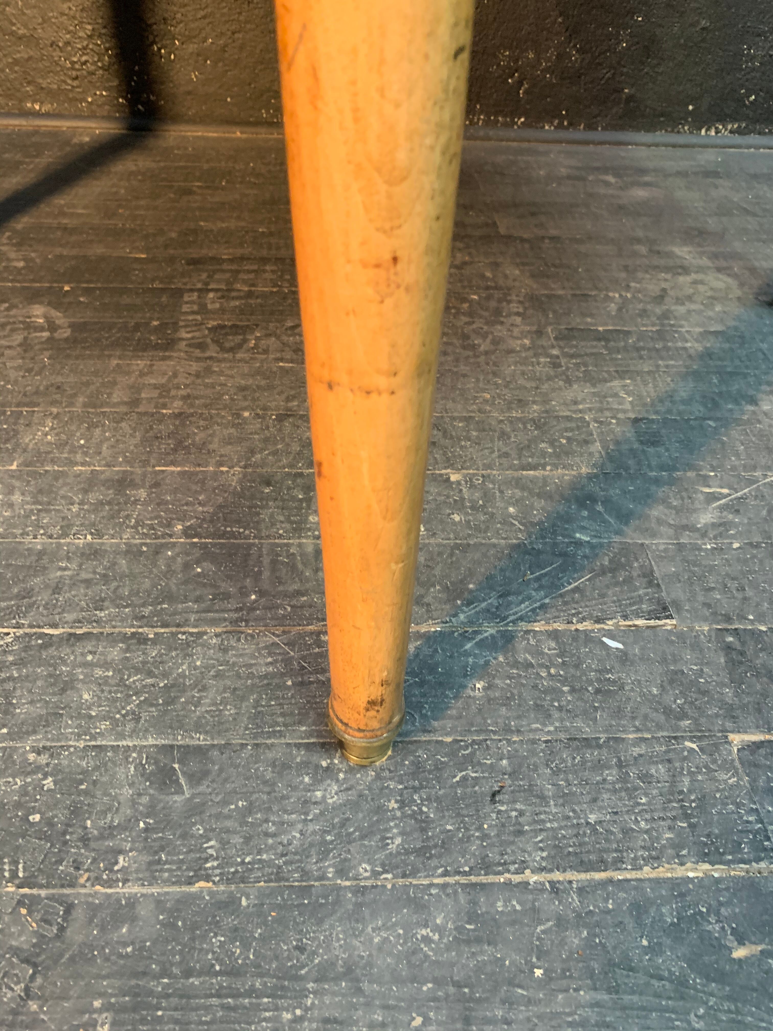 Former Louis XVI-style half moon table 19th century