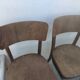 6 chaises bistrot thonet czechoslovakia vintage année 50