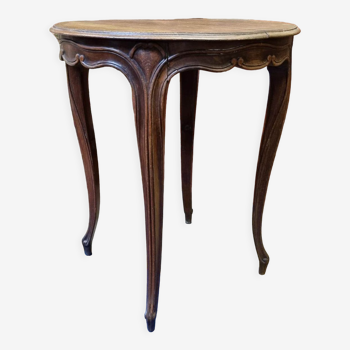 Oak pedestal table