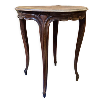 Oak pedestal table