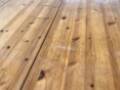 Table à manger ronde extensible en pin par Furusnickarn AB