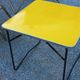 Set of 3 vintage lafuma sun loungers canvas and tubes + table