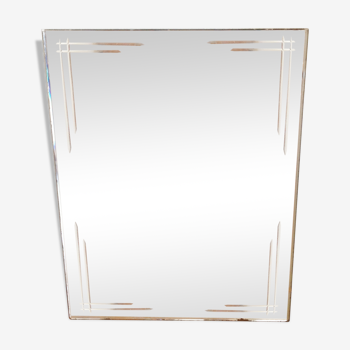 Mirror frameless to ask "Châteaudun" 54 x 72 cm