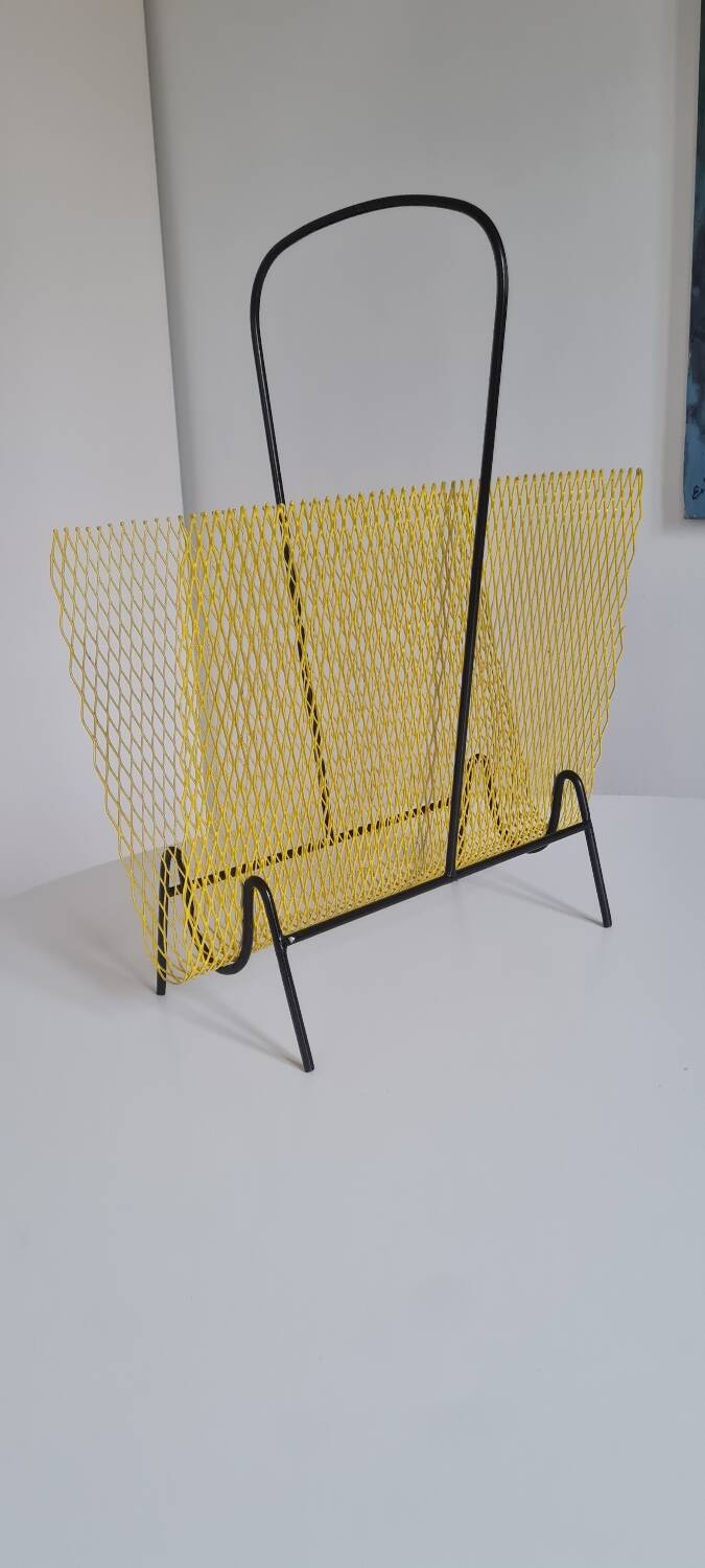 60s metal magazine rack