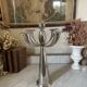 Grand chandelier modulable 5 branches (38 cm) en métal chromé 