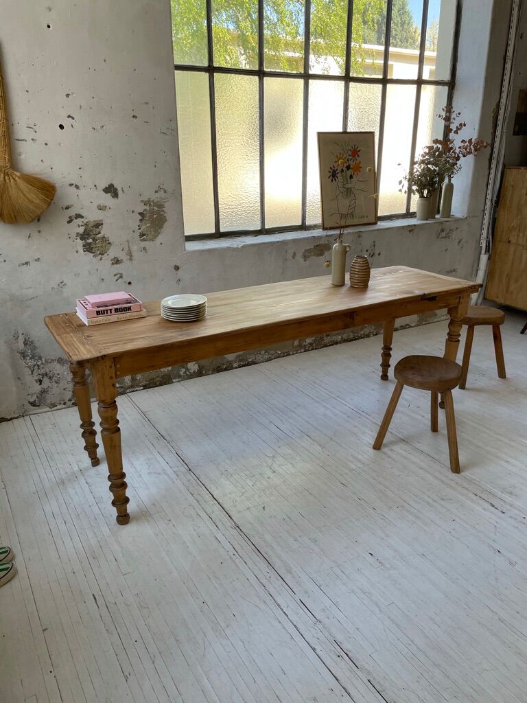 Farm table bistro pine and cherry 210cm