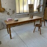 Farm table bistro pine and cherry 210cm