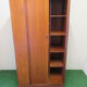 Teak cabinet with shuttered sliding door