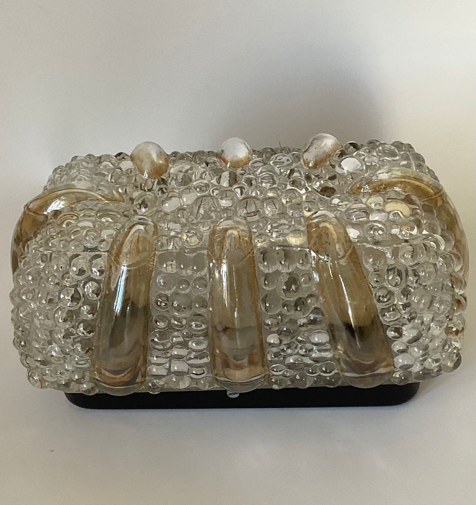 Bubble glass wall lamp, 60s