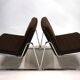 Set of two Drabert chrome lounge chairs by Gerd Lange, 1970