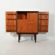 Scandinavian 1940s bar cabinet with inlays