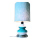 Ceramic and chrome lamp, 1970s