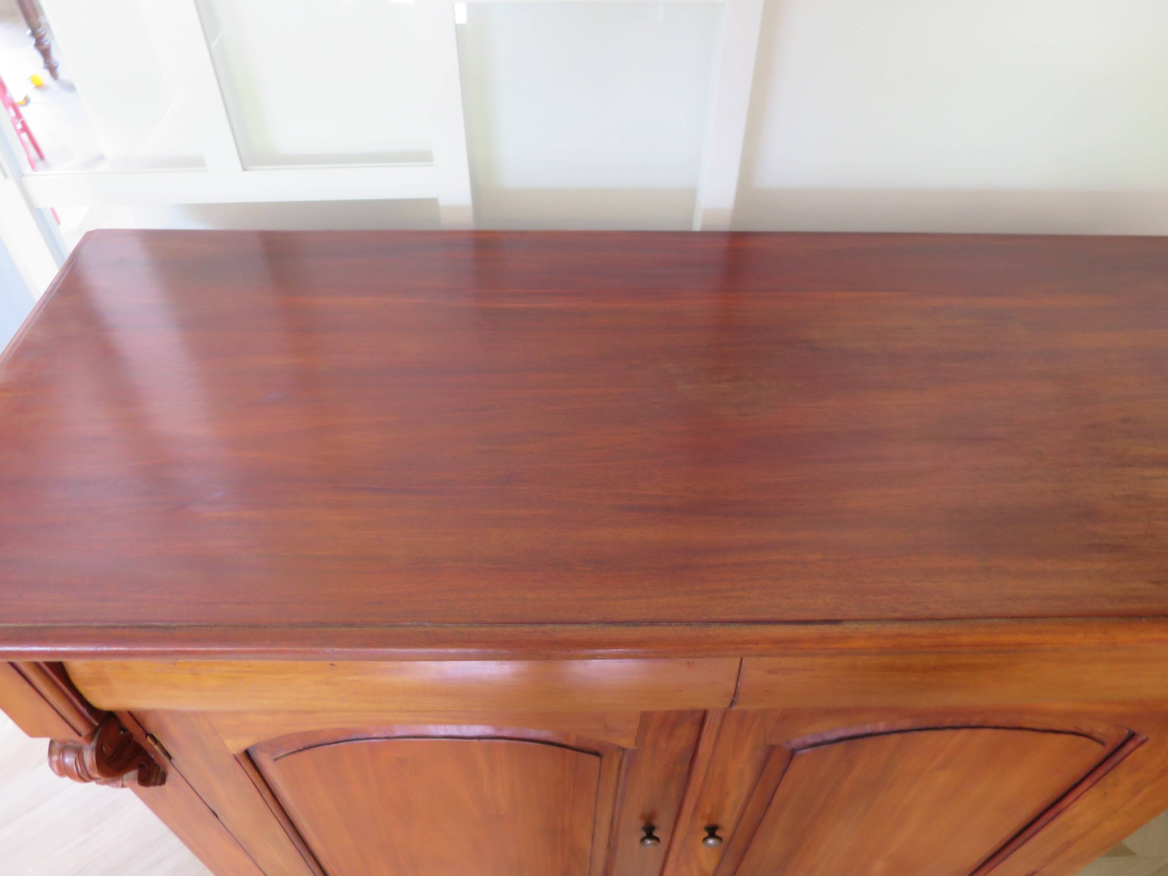Rare mahogany buffet 2 doors-2 drawers - English style - Sideboard -Kareen Mausfield