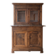 Antique wooden sideboard with marble top