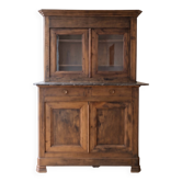 Antique wooden sideboard with marble top