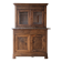 Antique wooden sideboard with marble top
