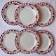 Lot 6 old plates St Amand Ceranord model Magnolia