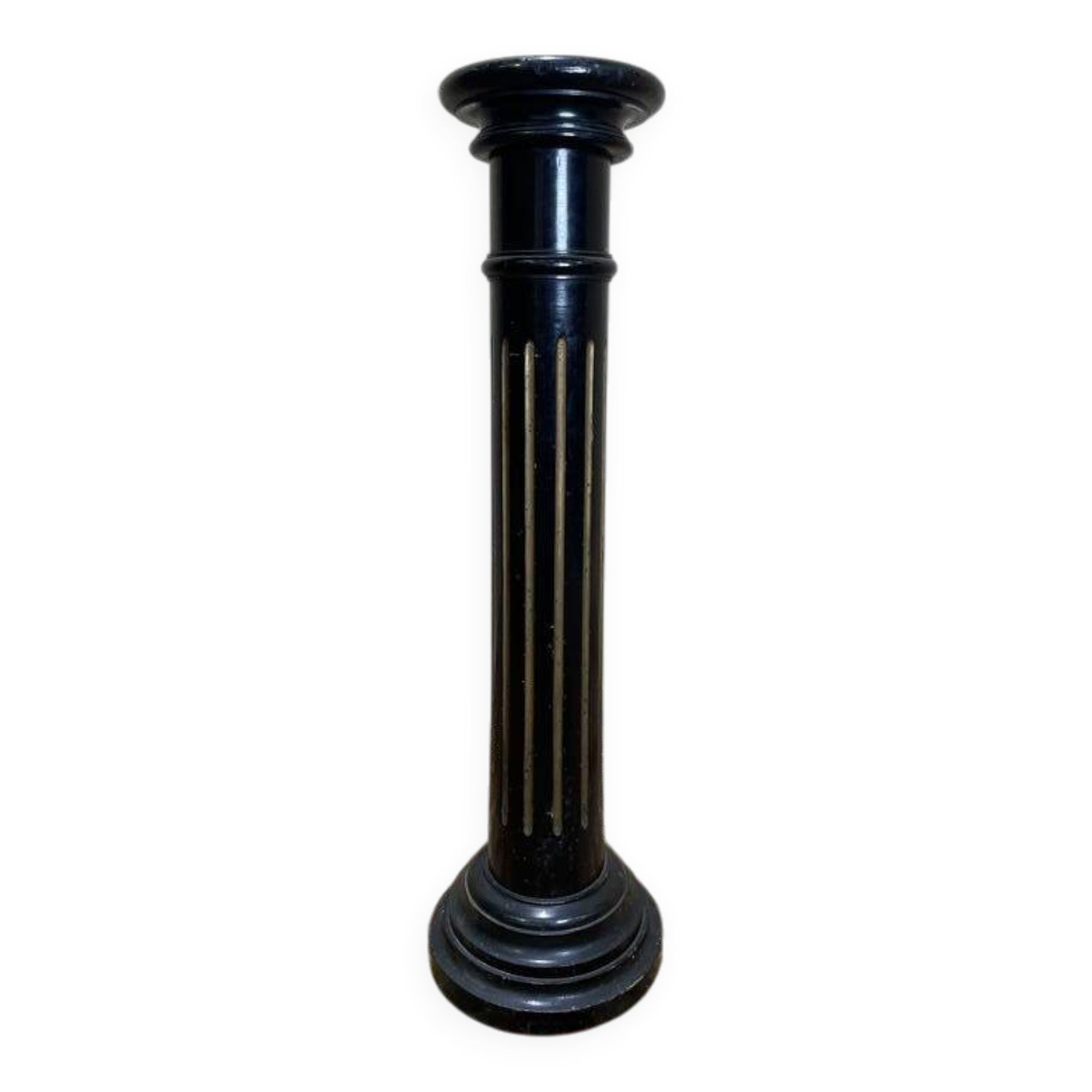 Colonne - Sellette bois noirci Napoléon III