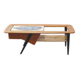 Table basse avec bar intérgré parAlfred Hendrickxpour Belform 1956