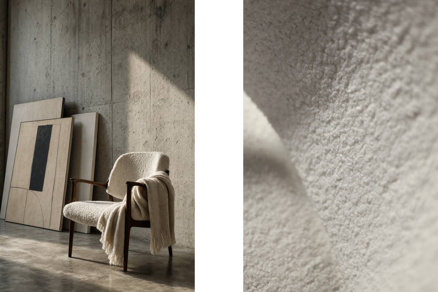 Fauteuil en teck vintage scandinave des années 50 de Bröderna Anderssons